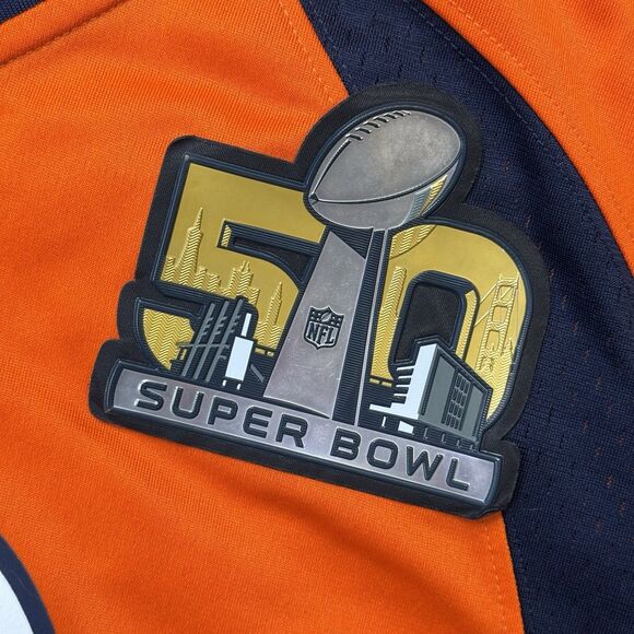 Nike Peyton Manning Denver Broncos Super Bowl 50 Jersey Mens 2XL NFL - Picture 5 of 14